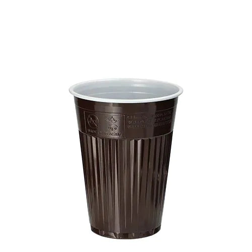 Thermobecher Einweg, automatengängig, PS 0,18 l Ø 7,03 cm · 9 cm braun 100Stk