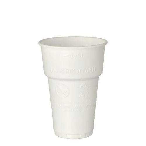 Thermobecher, PP 0,25 l Ø 7,8 cm · 10,8 cm weiss 50stk Glühwein Winter