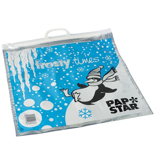 Tiefkühltaschen, LDPE 18 l 52 x 52 cm "Frosty Times" Papstar 1stk.