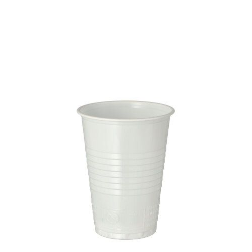 Trinkbecher, PS automatengängig 0,18 l Ø 7,03 cm · 9,1 cm weiss Papstar 100 stk.