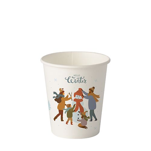MamboCat Tasse 36x Glühweinbecher 0,2L weiß Weihnachtslandschaft MamboCat Tasse 36x Glühweinbecher 0,2L weiß Weihnachtslandschaft