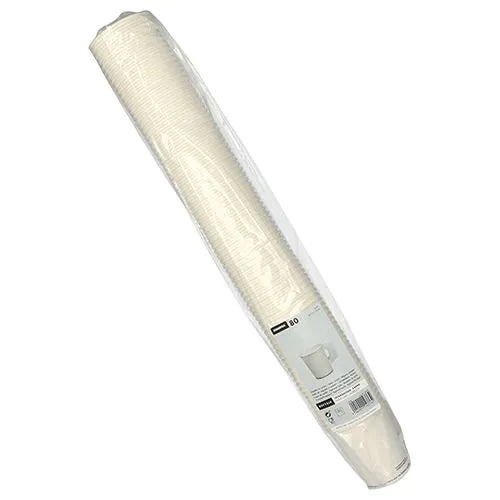 Pappbecher für Heißgetränke mit Henkel, 0,18 l weiss 80stk