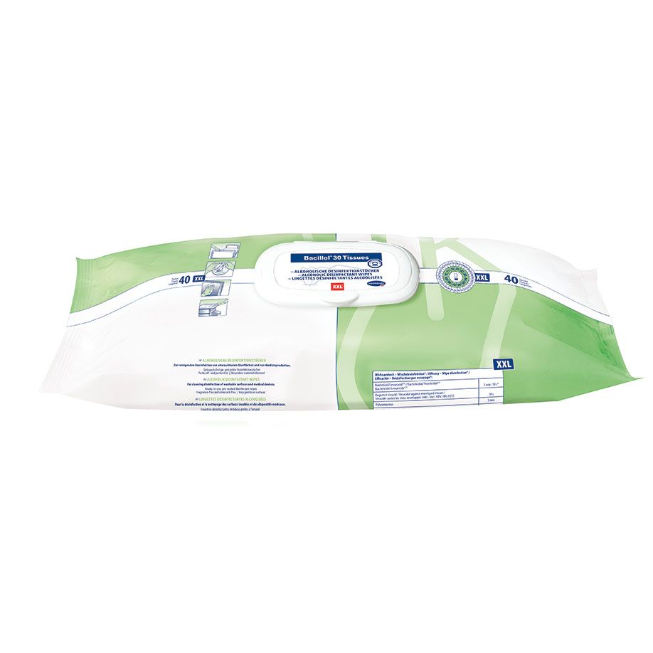 Bacillol 30 Sensitive Tissues XXL Schnelldesinfektionstücher (40 T.)
