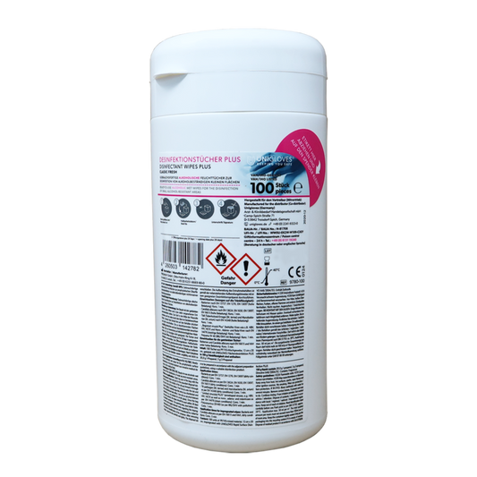 Unigloves Desinfektionstücher Plus Classic 100 Blatt Flächendesinfektion Oberflächendesinfektion