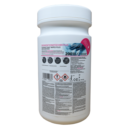 Unigloves Desinfektionstücher Plus Jumbo LemonFresh Flächendesinfektion Oberflächendesinfektion