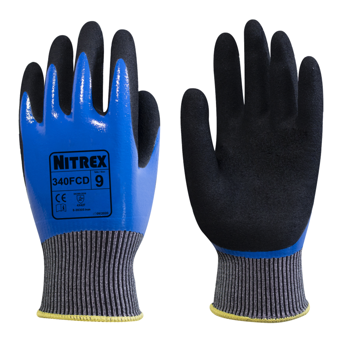 NITREX 340FCD SCHUTZHANDSCHUH Arbeitshandschuhe Arbeitsbekleidung 1 PAAR