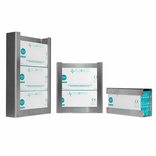 Wandhalter für Einmalhandschuhe Halterung Edelstahl versch. Größen