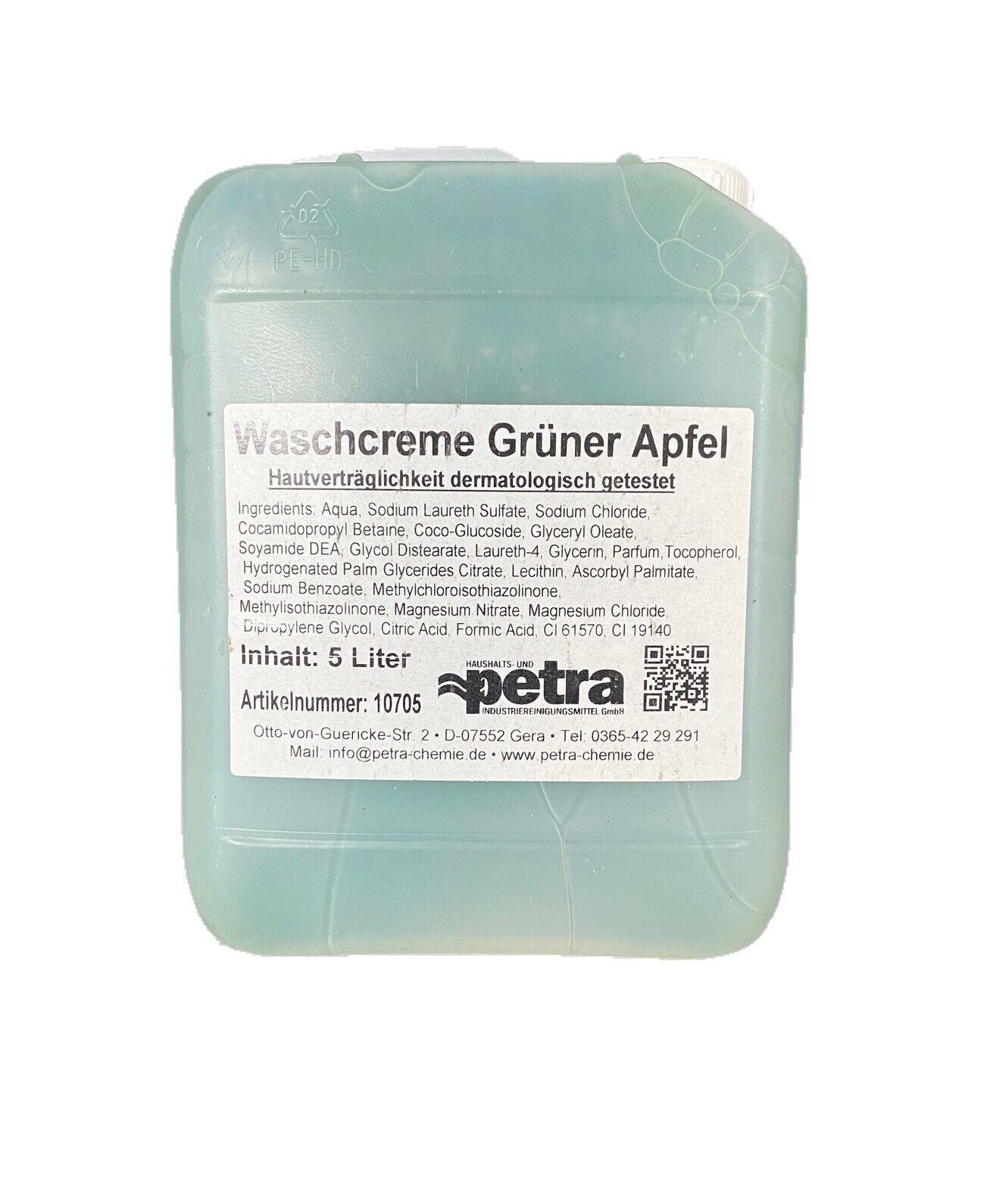 Seife, Seifencreme, Flüssigseife, flüssige Seife, Grüner Apfel 5L/10L Kanister