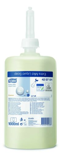 Tork Seife S1 Premium Mild Liquid Soap Nicht Parfümiert Seife Patrone 420501