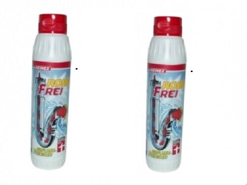 Abflussfrei EXTREM-WIRKUNG 2 x 1000g Rohrfrei Rohrreiniger Pulver