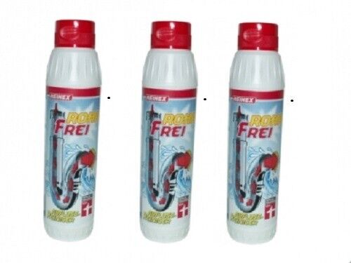 Abflussfrei EXTREM-WIRKUNG 3x 1000g Rohrfrei Rohrreiniger Pulver