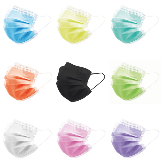 UNIGLOVES PROFIL PLUS OP-MUNDSCHUTZ 3 lagig 50Stk. versch. Farben