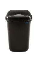 Schwingdeckeleimer Mülleimer 45L Quatro schwarz