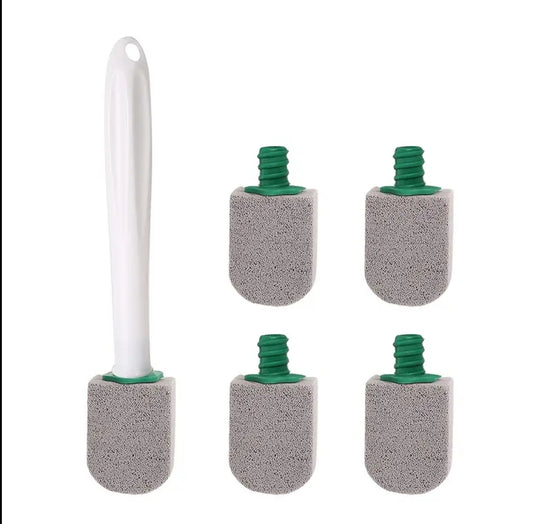 4er Set Toilettenbürste Bimsstein mit Stiel