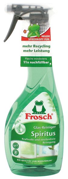 Frosch Glasreiniger Spiritus 500 ml – Streifenfreie Reinigung