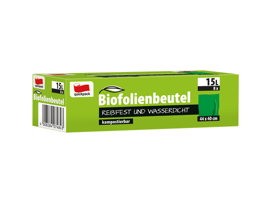 Kunststoff-Biofolienbeutel (kompostierbar) 10L-18L