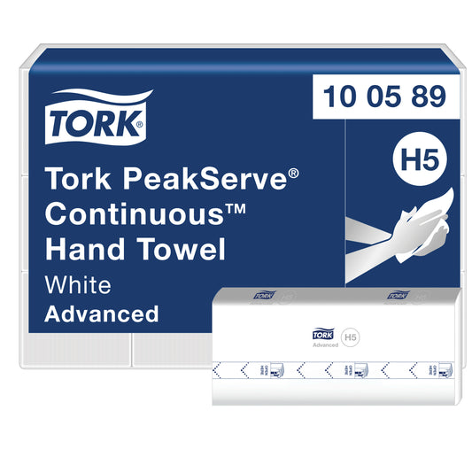 Tork PeakServe® Endlos™-Papierhandtücher Weiß H5 100589