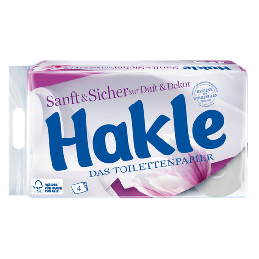 Hakle Toilettenpapier Ultra Soft 4 lagig 20 Rollen super weich Klopapier