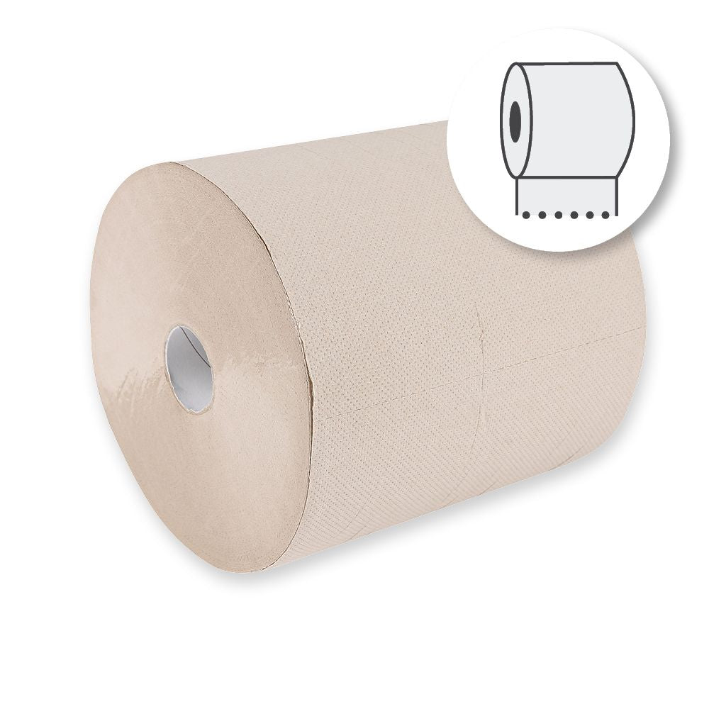 Bio Papierhandtuchrollen, 3-lagig | Recyclingpapier, Außenabwicklung, FSC®-Recycled  110m Tork H1 geeignet