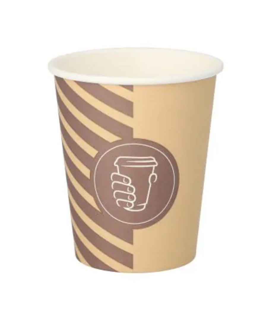 Pappbecher 0,2L Kaffeebecher Trinkbecher Thermobecher 50stk