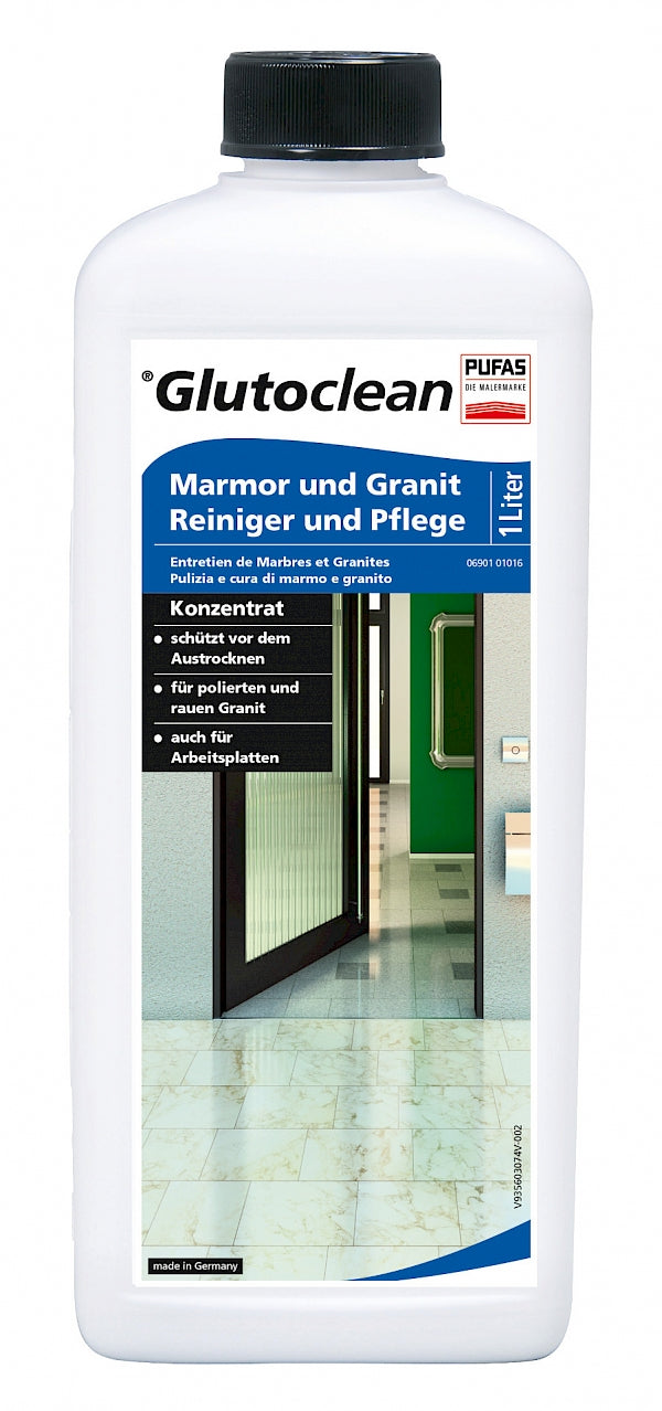 Marmor und Granit Reiniger und Pflege 1000ml Glutoclean