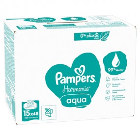 Pampers Feuchttücher Aqua 15x48  720 Wipes