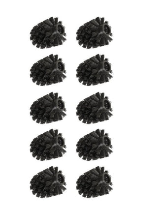 Ersatzbürstenkopf für Toilettenbürsten, 10er-Set, Ø 8 cm, schwarz WC-Ersatzbürste, 10 er Set, Ø 8 c