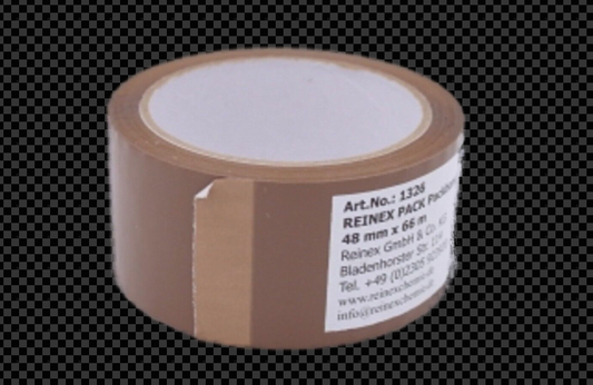 Klebefilm Packband PP 66mx48mm Braun 1 Rol.