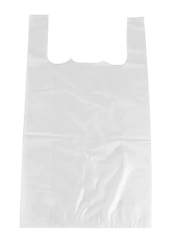 Hemdchen-Tragetaschen, HDPE 48x27x12cm weiss Papstar 500 stk.
