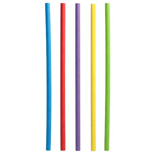 Trinkhalme aus Papier Shake farbig Ø8mm 25cm 88480, 500St/Pack