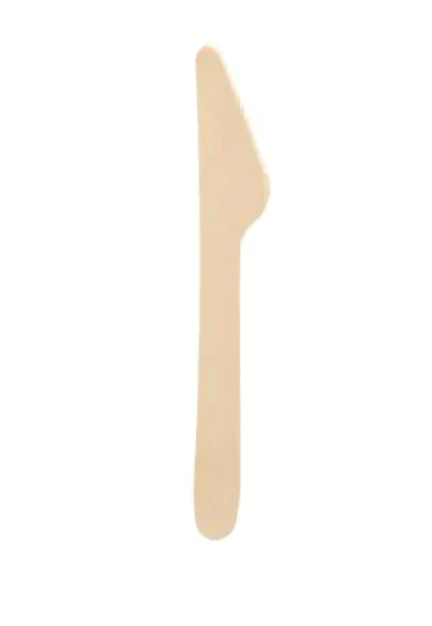 Holzmesser "pure" 16,5 cm 100Stk Papstar Pure