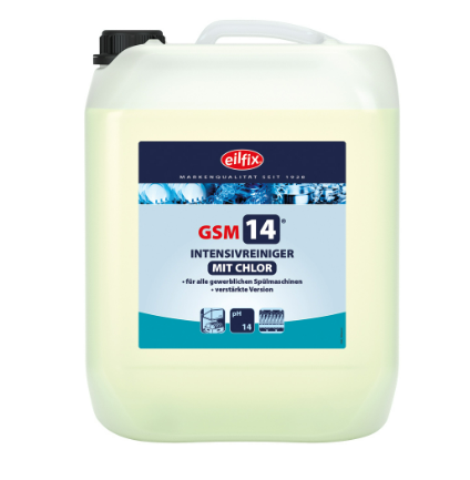GSM 14® Intensiv-Reiniger flüssig –mit Chlor– für Geschirrspülmaschinen