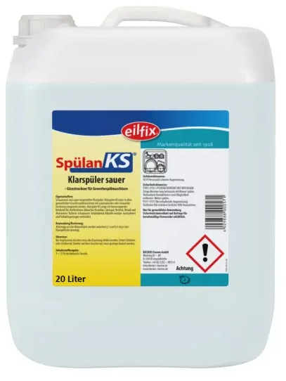 Klarspüler sauer SPÜLAN® KS 1L-10L