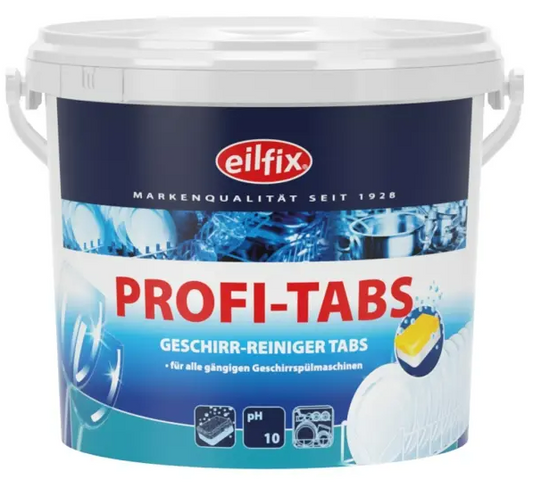 PROFI-TABS Kraftvolle Reiniger-Tabs für Haushaltsspülmaschinen 160Stk Spülmaschinen TABS