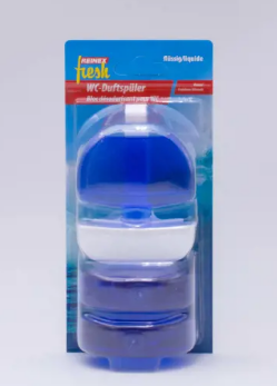 REINEX FRESH WC-Duftspüler Meeresfrische 3 x 55 ml mit Körbchen