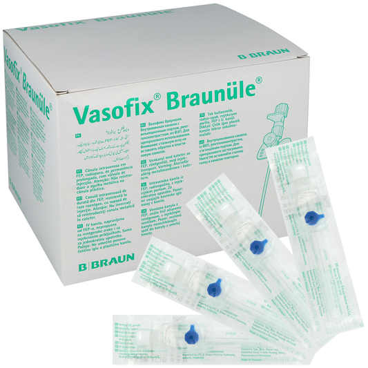 Kanüle Vasofix Braunnüle 50 Stk Sterile Nadeln PZN 4269071