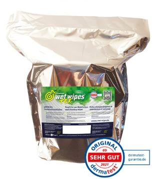 Cleanpaper Wet Wipes Tex Desinfektionstücher (feucht) - 700 Blatt- Vlies