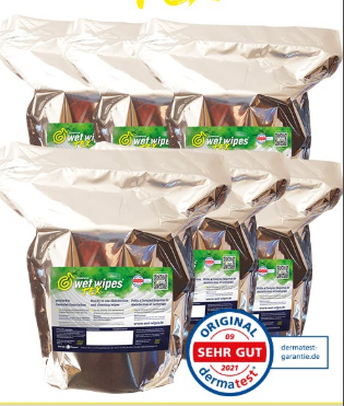 Cleanpaper Wet Wipes Tex Desinfektionstücher (feucht) - 700 Blatt- Vlies