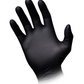 Einmalhandschuhe  Mercator Nitril  Pura comfort schwarz puderfrei 100 Stück