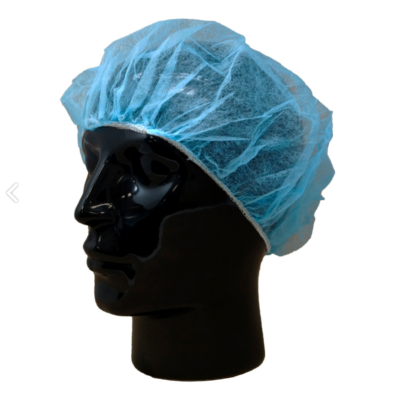 Kopfschutz Baretthaube 52 cm – Weiß, Blau oder Grün