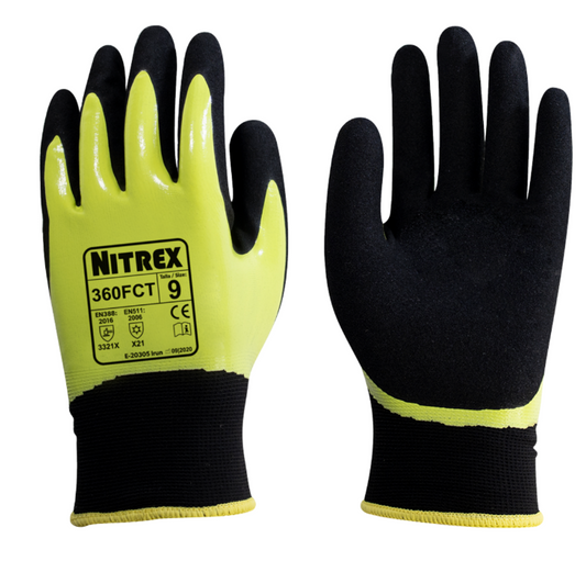 Unigloves Nitrex 360FCT Thermo-Arbeitshandschuhe Winter