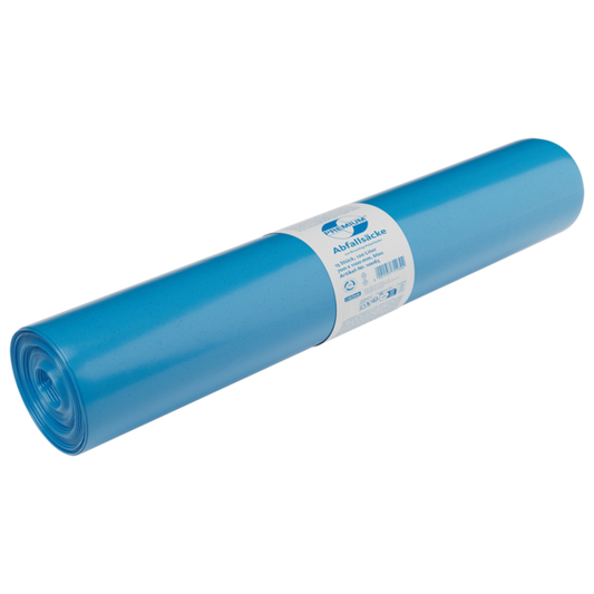 Müllsäcke 120l blau 60µ Typ 100 Premium Deiss 15Stk/Roll 10065