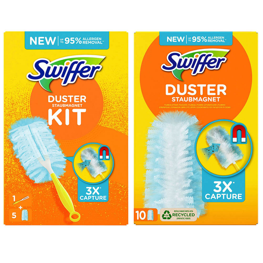 Swiffer Staubmagnet Starterset (Griff + 3 Tücher)