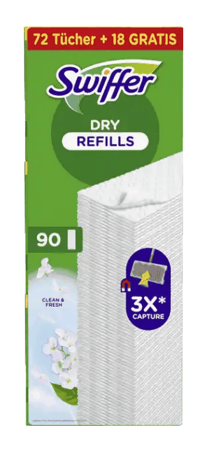 Swiffer Trocken Wischtücher Nachfüllpackung