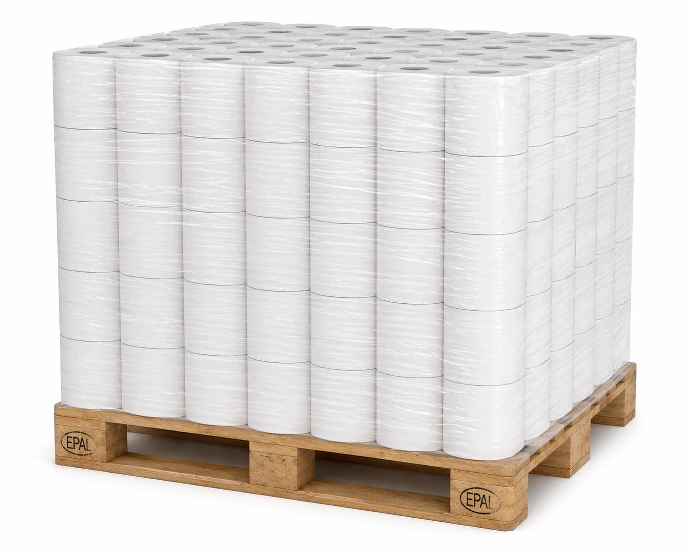 6 x Handtuchrollen Weiß 2 lagig Innenabrollung Putzpapierrollen Handtuchpapier 458Blatt