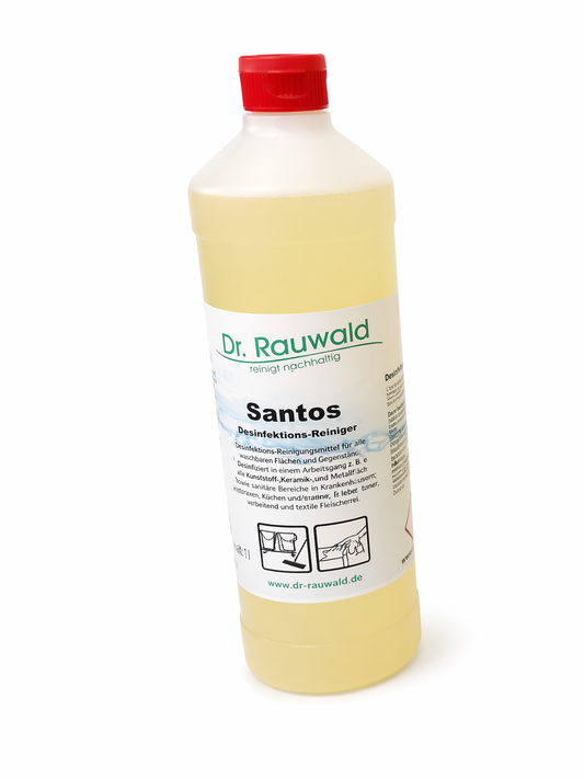 Santos Dr.Rauwald Konzentrat Flächendesinfektionsmittel Desinfektionsreiniger Quatbasis 1L-10L