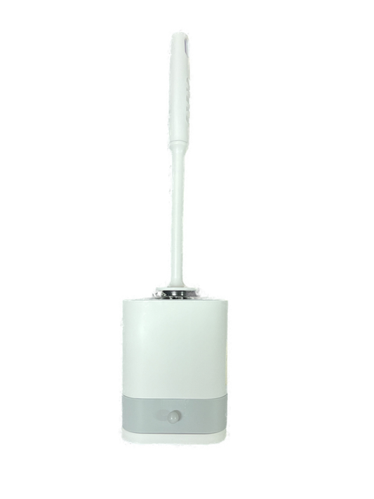 Silikon-Toilettenbürste Weiß mit Halter
