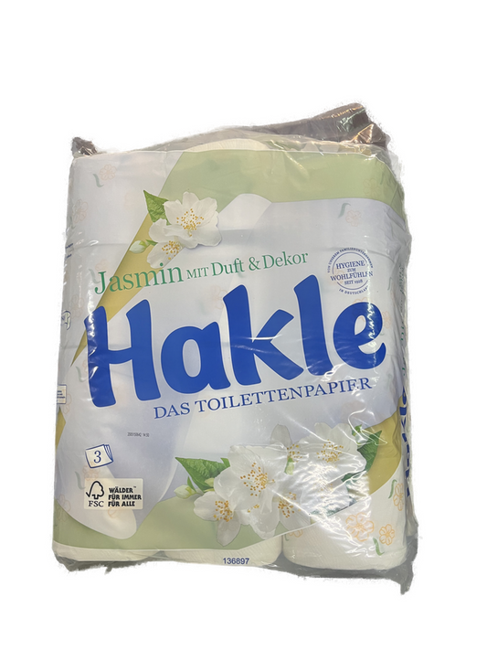 Hakle® Jasmin, Toilettenpapier mit  Jasminduft und Dekor 24Rollen