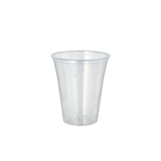Plastikbecher (PS) 0,3 l Ø 9,5 cm · 11 cm klar mit Schaumrand 75stk