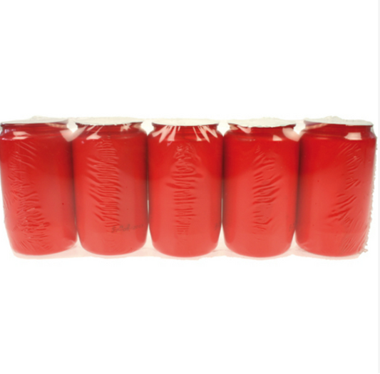 Grablicht Öllicht rot 5er Pack ca. 2,5 Tage